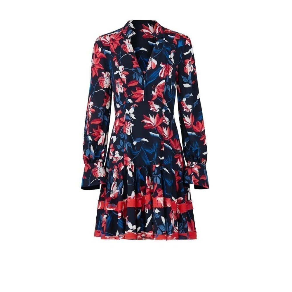 Tanya Taylor Navy Tulip Poppy Dress $595 - Picture 5 of 11